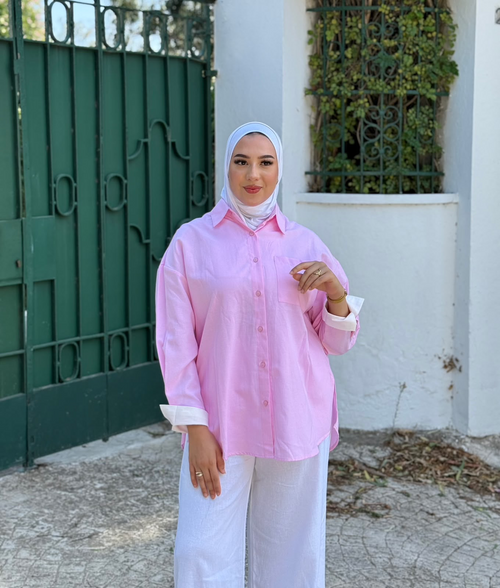 Chemise MAYDORA — Rose bébé