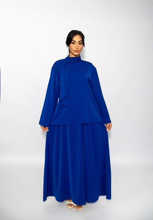 Ensemble bleu roi MAYDORA — vue face